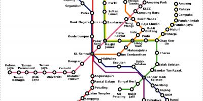 Malaysia metro kort