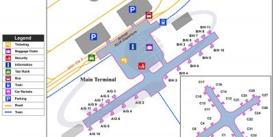 Kuala lumpurs internationale lufthavn, terminal kort