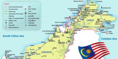 Lufthavne i malaysia kort