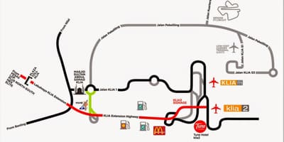 Kort over klia placering