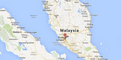 Kort over kuala lumpur på