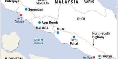 Større kuala lumpur kort
